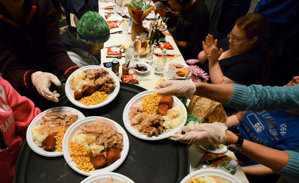 Families Eating Dinner