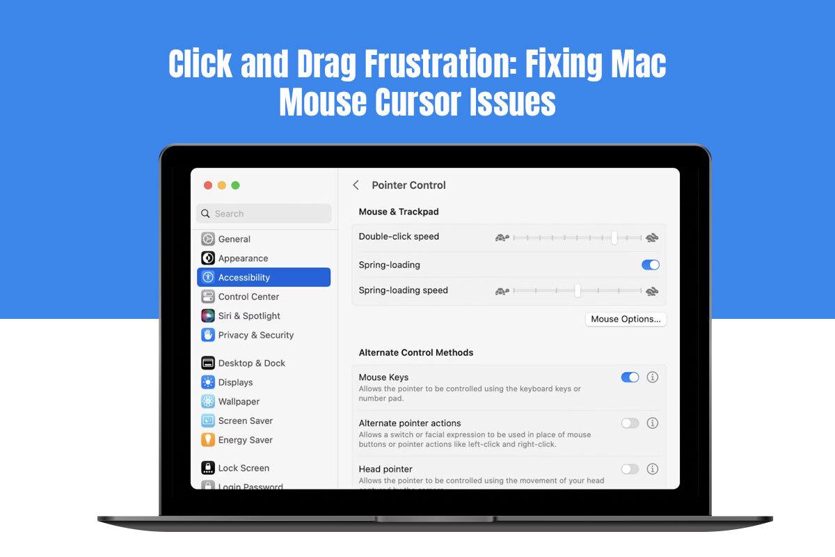 Click and Drag Frustration Fixing Mac Mouse Cursor Issues LivingFeeds