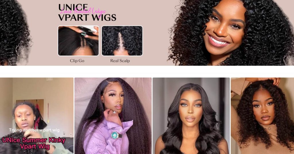 UNice V Part Wig Review