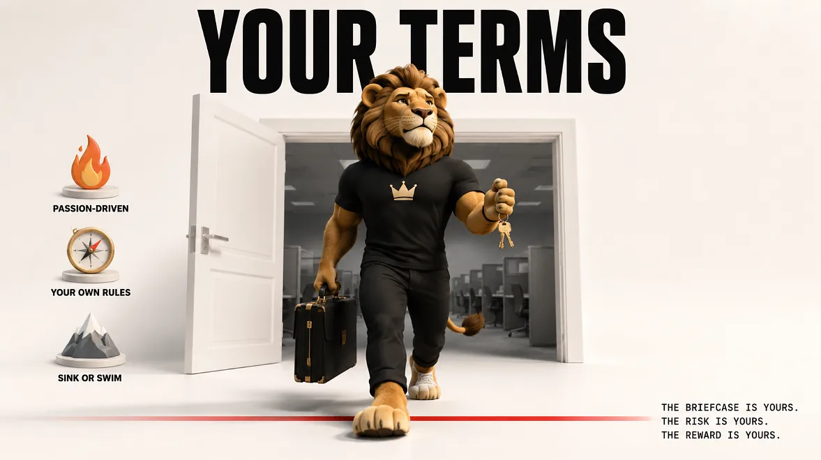 Starting a business means making your own rules