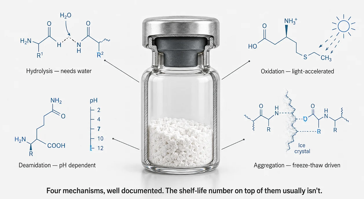 Peptide Vial Storage Guidance Contradicts Itself